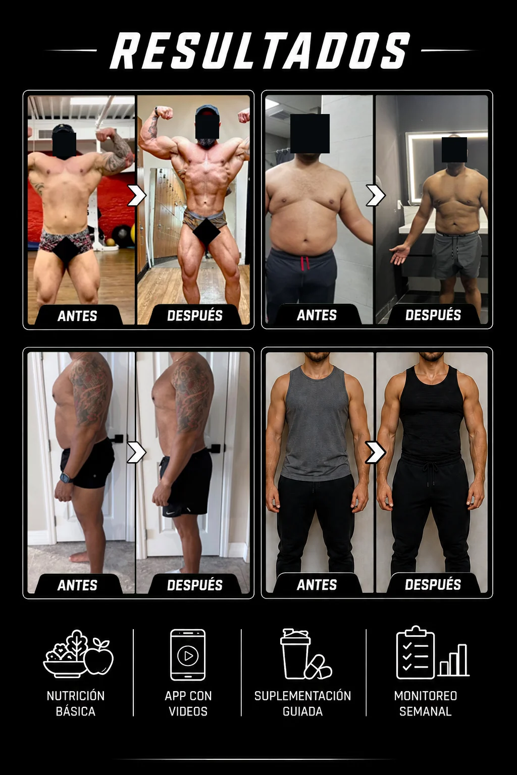 Resultados de clientes Stouth Fitness